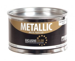 Boite Mastic Métal argenté carrosserie 2kg + durcisseur